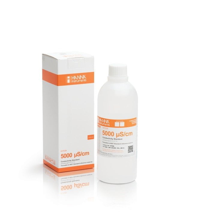 Solucion Estandar De Conductividad 5000 S/cm ( Hi7039l )