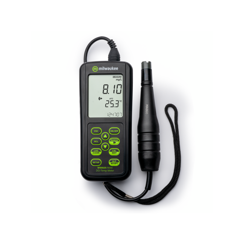 MEDIDOR DE OXÍGENO DISUELTO GALVÁNICO IMPERMEABLE MOD MW605